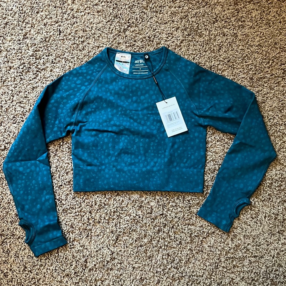 AYBL cropped workout top new with tags!